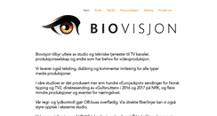 Desktop Screenshot of biovisjon.no